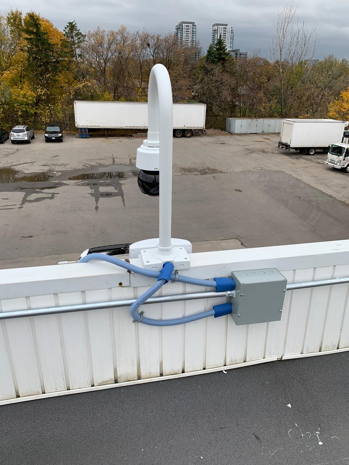 Commercial exterior Axis camera