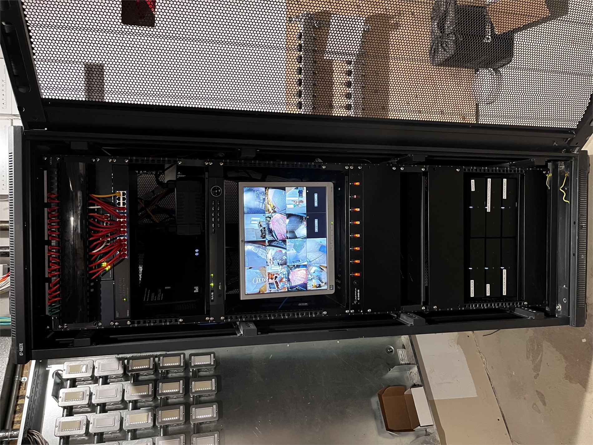 Security and network rack